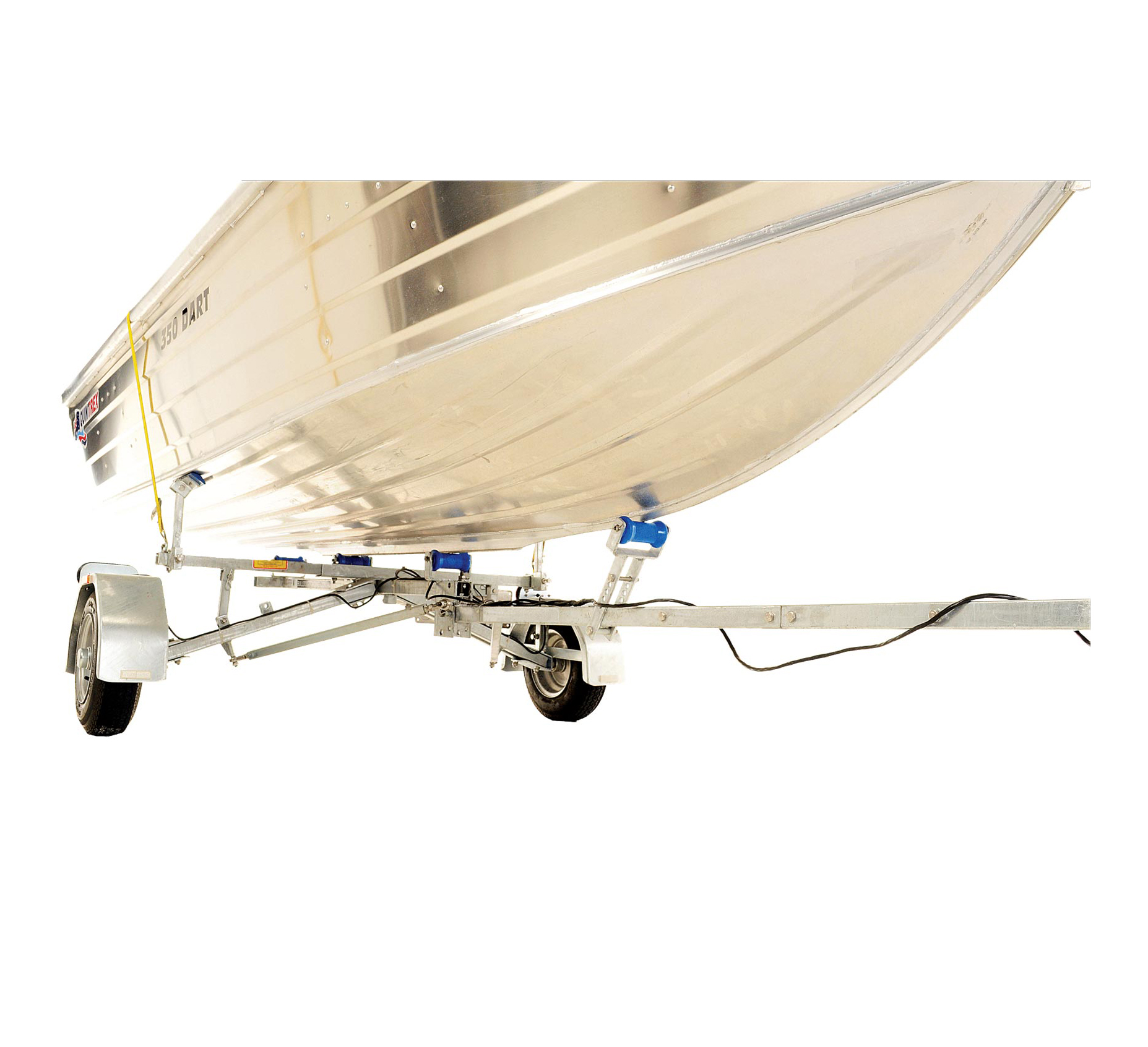 bulldog folding boat trailer suitable for regular boats up to