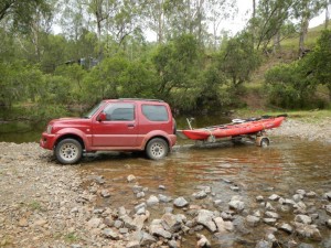 Bulldog Folding Trailer for Kayaks.