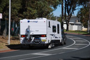 Attach the Bulldog Trailer to the back of your camper and off you go!