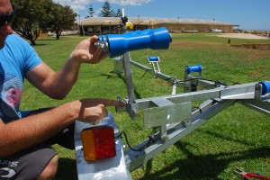 Inflatable roller accessory for the Bulldog FBT