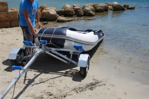 Loading the Boat onto the Bulldog FBT