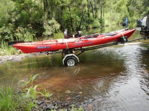 Bulldog Folding Trailer (Kayak set up)